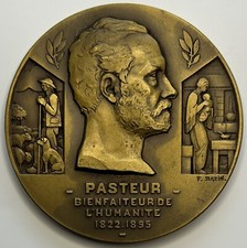 FRANCE - Médaille Compagnie de Navigation - Paquebot Pasteur 1939 - Bronze -
