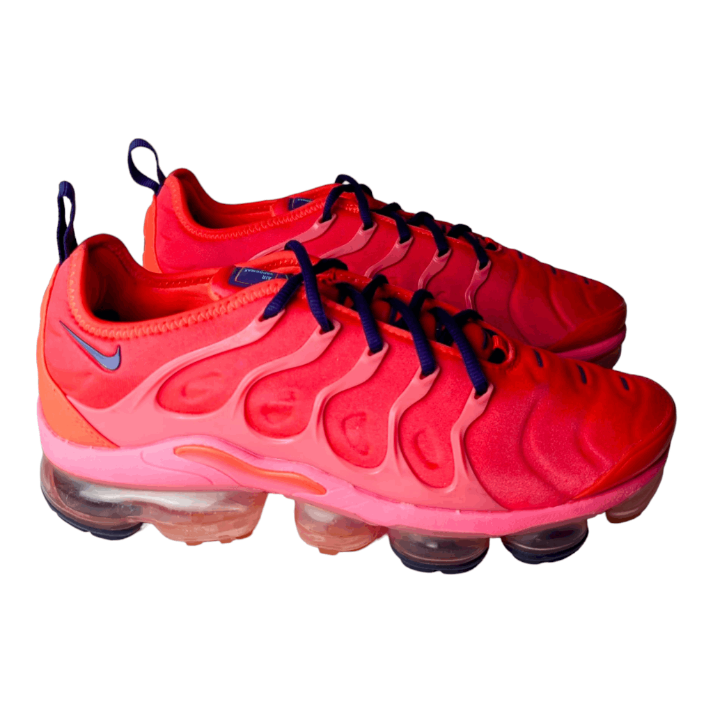 NIKE Air VaporMax Plus 'Bright Crimson' Running Shoes Size