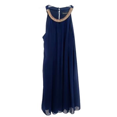 navy and gold cocktail dress Sherri Hill 56469 Dress | Sherri Hill Dresses main image 0