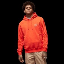 Jordan Flight MVP Fleece Pullover Orange Dv7576-817 Size L