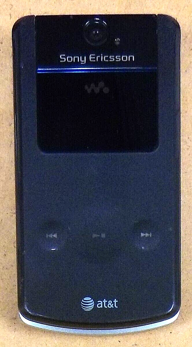 Sony Ericsson Walkman W518a - Gray and Silver ( AT&T ) Rare MP3