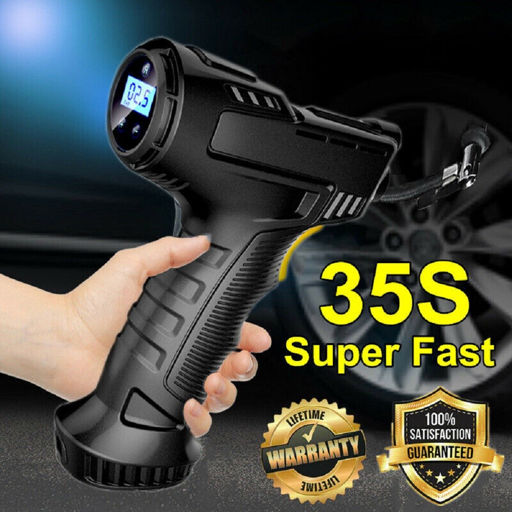Cordless 12V Electric Car Tyre Inflator Pump Portable Tire Air