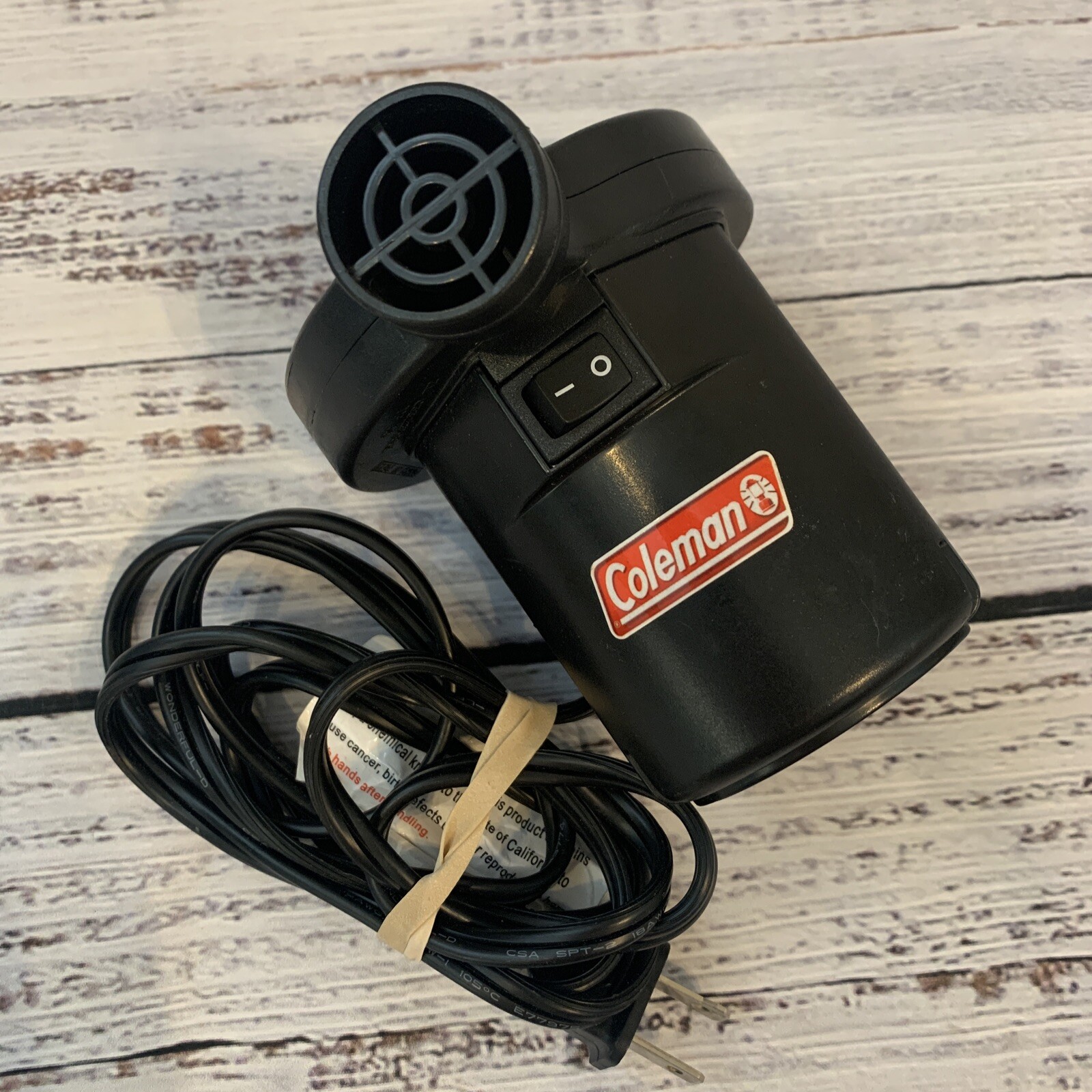 Coleman Electric Mattress Air Pump Model HB55100B NO Attachments A2 eBay