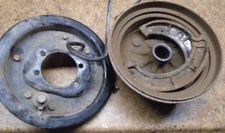 1996 Yamaha YFH250 250 Timberwolf Rear Back Brake Drum Cover Shoes Hub Lug Stem