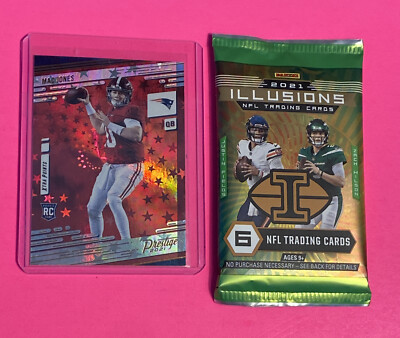   Mac Jones Astral Parallel SP Rookie Card + Sealed Illusions Pack    