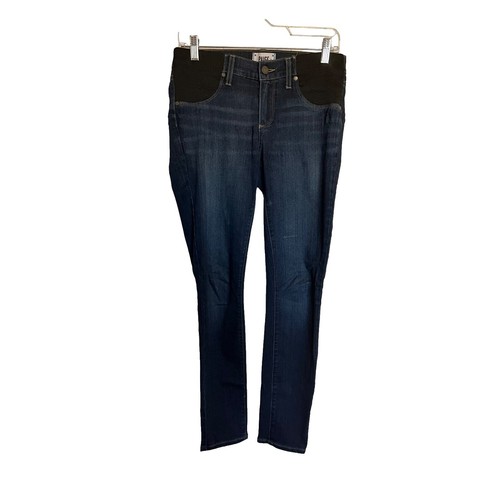 Paige Jeans Womens Size 29x30 Luxe Gray Trixie Zip Front Skinny