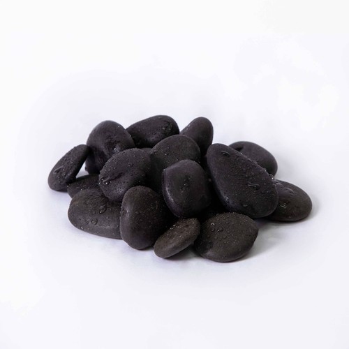 Black Polished Pebbles - Landscaping Aggregate & Garden Pebbles - Picture 14 of 28