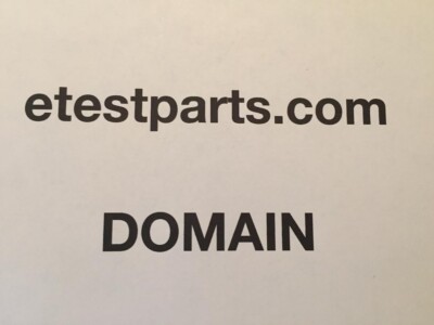 etestparts.com DOMAIN, owned over 20 years, 