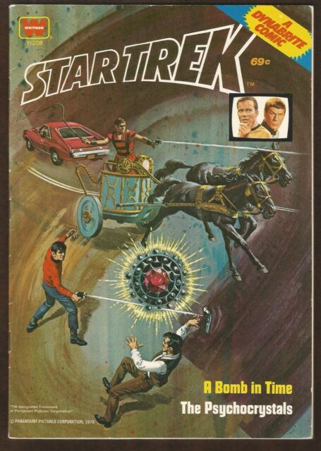 Star Trek Dynabrite Comic (Whitman Reprint) #34 & #46 VG Condition 1975