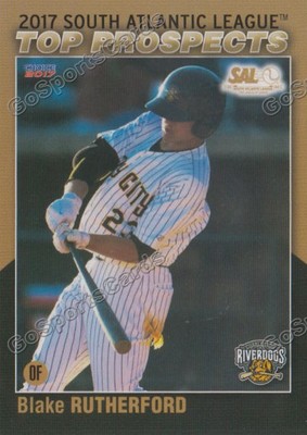 2017 South Atlantic League Top Prospects SAL Blake Rutherford RC Rookie ...