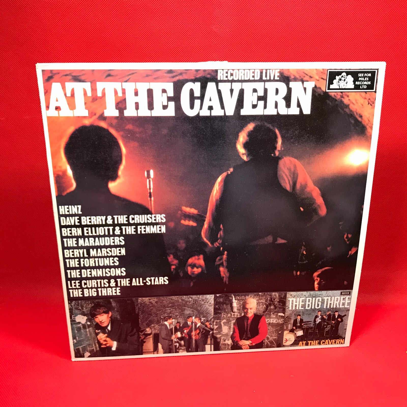 Various Artists Live At The Cavern 1985 UK Vinyl LP Compilation Classic Rock And Pop Hits