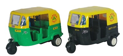 Auto Rckshaw PREMUM Tuk Tuk nda Crcket transport Car Toy GREEN