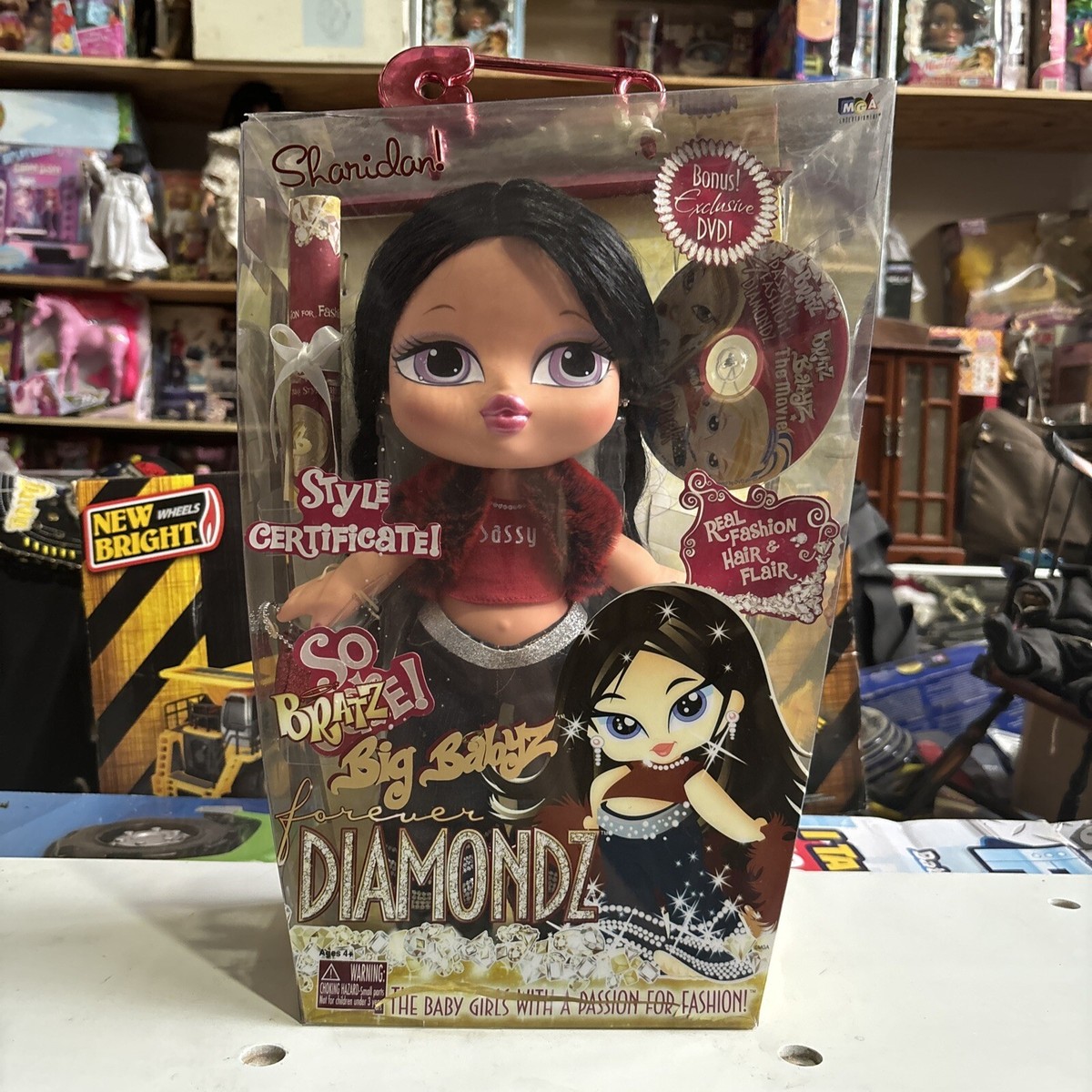Bratz Big Babyz Forever Diamondz Sheridan Doll Bonus Exclusive DVD