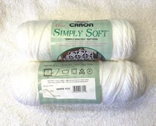New Caron Simply Soft 6 ounce Skeins Yarn Choice of Green Pink Blue White Etc
