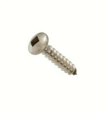 #8 Pan Head SQUARE Drive Sheet Metal Screws Stainless x 3/4" or 1", choose Qty