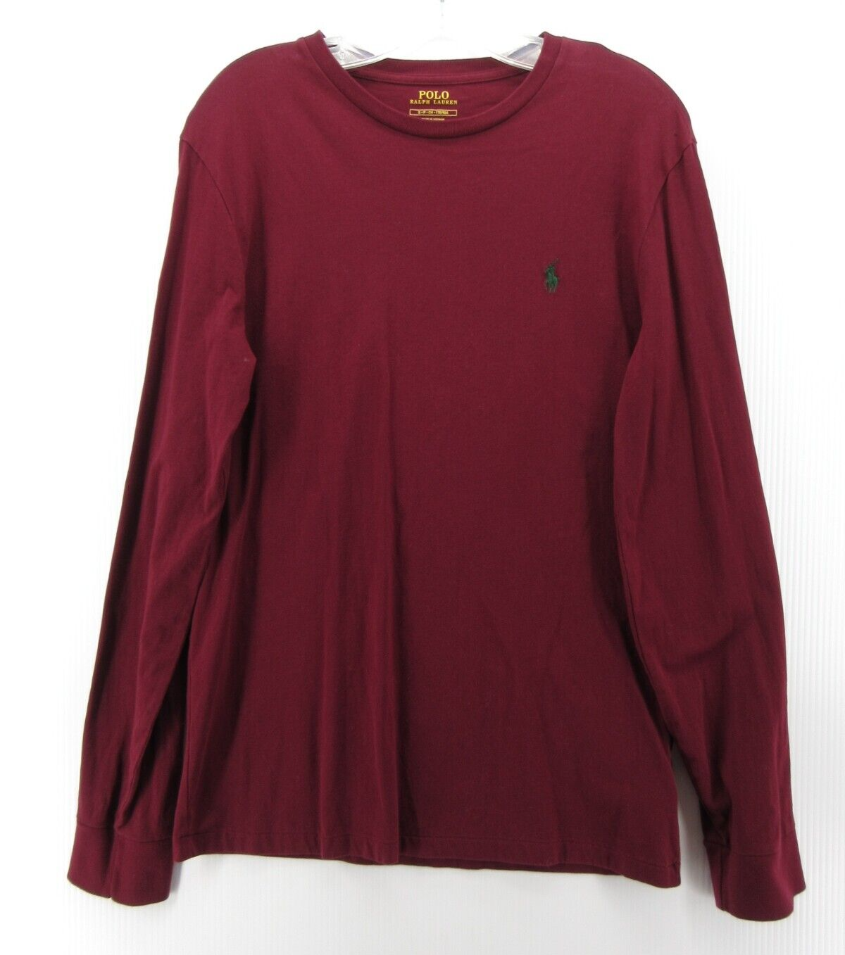 Polo Ralph Lauren uomo piccola rossa pullover maglietta casual pony girocollo maglia