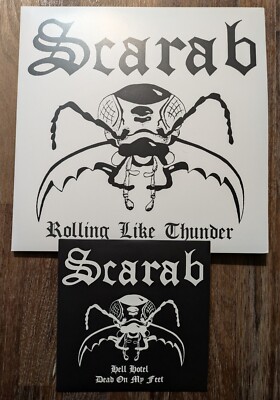 SCARAB. Rolling Like Thunder. CD. 2011 HR Records. Like New condition. NWOBHM. 