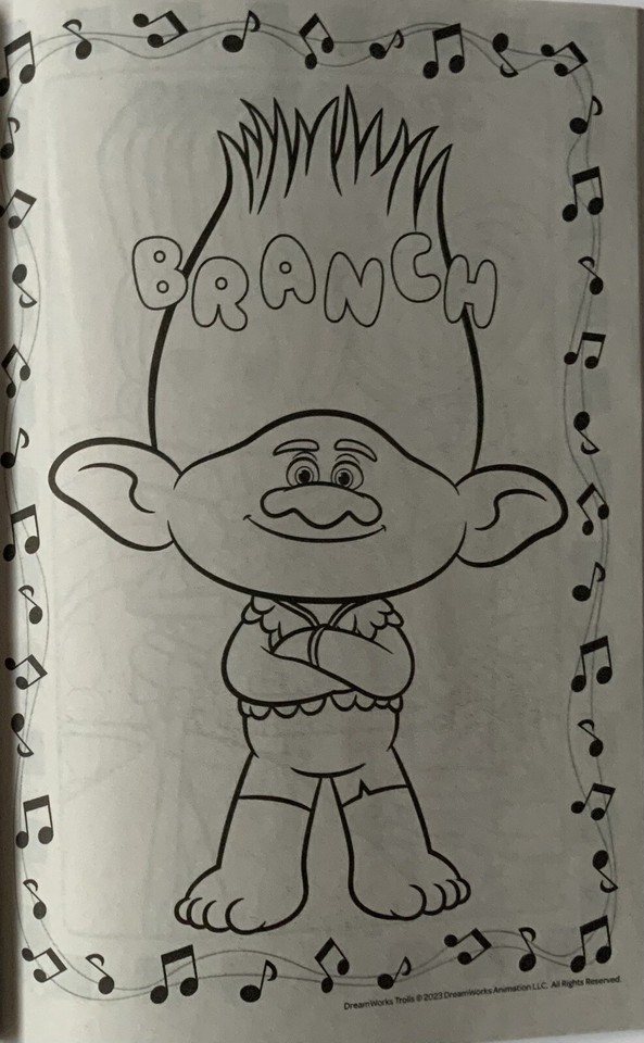 Trolls Jumbo Coloring & Activity Book eBay