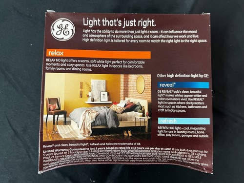 8 GE 17W - 120V - A21 Medium Screw (E26) Base Bulbs - 2,700K - Warm White 44148 - Picture 10 of 13
