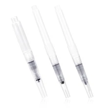 Refillable Cuticle Oil Pen,3Pcs Empty Nail Oil Pen with Brush,Reusable Pinch Pre