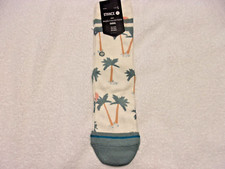 NWT Stance Kids casual socks, L, 3-5.5, Dwayne Wade Collection, crew, palm trees