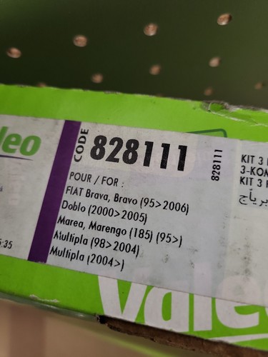 KIT FRIZIONE VALEO 828111 per FIAT MULTIPLA BRAVO BRAVA MAREA MARENGO DOBLO' JTD - Foto 7 di 10