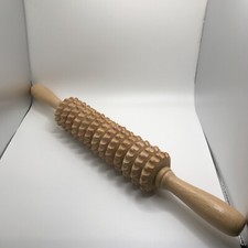 Anti Cellulite Massage Roller Tool Massager Maderotherapy Wooden 40 cm