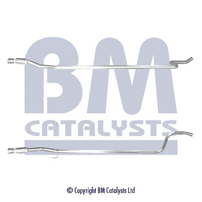 Exhaust Pipe + Fitting Kit fits CITROEN C3 Mk1 1.4D Centre 2005 on BM 1717FN New - Picture 2 of 3