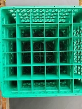 (2) Vollrath TR7CCC-19 Traex Full Size Green 36 Compartment Rack w/ 3 Extenders