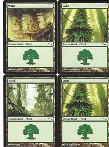 20 Forest/Wald Magic Karten englisch Standart-Länder BASIC