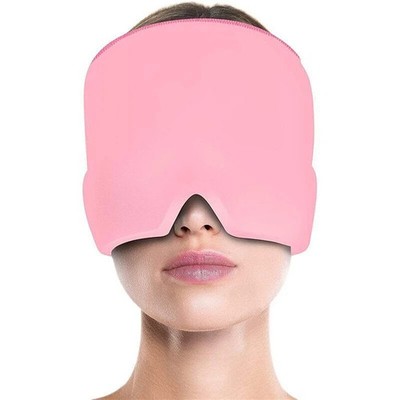 Gel Ice Migraine Relief Hat Cold Compress Therapy Pack Mask For Tension Sinus