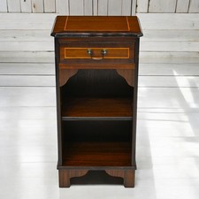 Slim Narrow Bedside Cabinet With Drawer Regency Style Mahogany FREE UK Delivery*