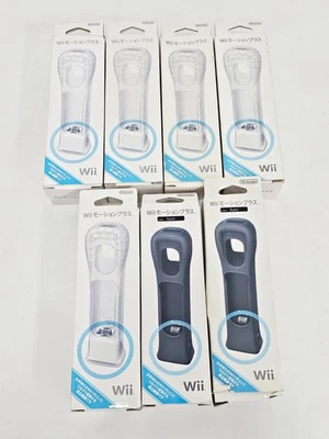 Nintendo Wii Motion Plus Adaptateur lot 7pc Boxed - Photo 1/4