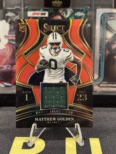 2025 Select Draft Selections Rookie Red Prizm Patch Matthew Golden #DSM-MGN  