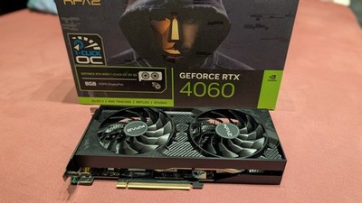 NVIDIA GeForce RTX 4060 8GB GDDR6 Grafikkarte KFA2 Dual Fan
