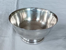 Vtg Silverplate Revere Bowl Strawbridge & Clothier 4.5" 