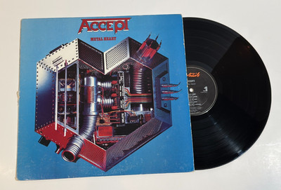 Accept Metal Heart Vinyl LP 1985 Portrait Heavy Metal UDO Wolf Hoffmann