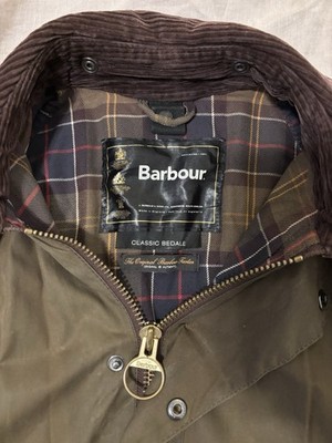 Barbour Classic Bedale 38 Olive Green Men's Waxed Jacket Made in