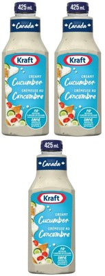 Kraft Creamy Cucumber Salad Dressing, 425ml (3 Pack)