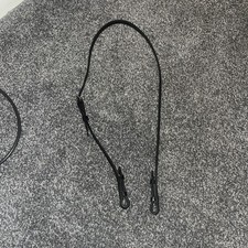 Full Size Black Sabre Leather Slip Head For Double Bridle VGC