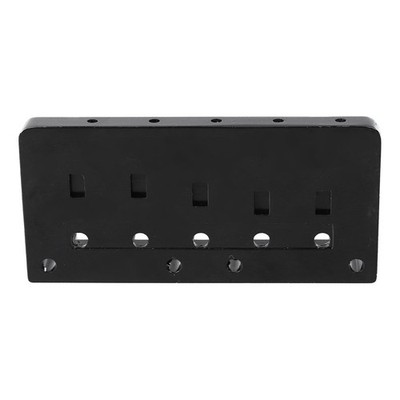 Bass Bridge Flip Top Micro Adjustable 5 String Bass Bridge Replacement (Black )