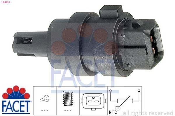 Facet 10.4013 Sensor FüR Ansauglufttemperatur Sensor FüR-image