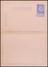 Belgium. Entire Postal. (*) MNG 1893. 25 Cts Blue Cover Pink Cover Card Ente