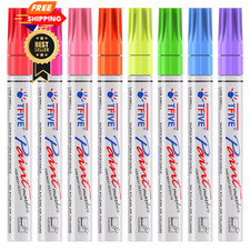 TFIVE Fluorescent Paint Markers, 8 Colors Neon 1 Count Pack of 8 , 8