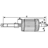 Hc-Cargo Anker Starter F 032 139 593 12V