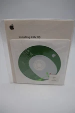 Macintosh iLife '05 v5.0 iPhoto iMovie iTunes Mac Install Software Disc CD 2005