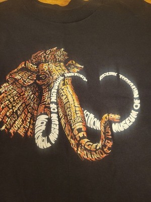 Smithsonian National Museum Of Natural History Rare Print Shirt Adult Large 