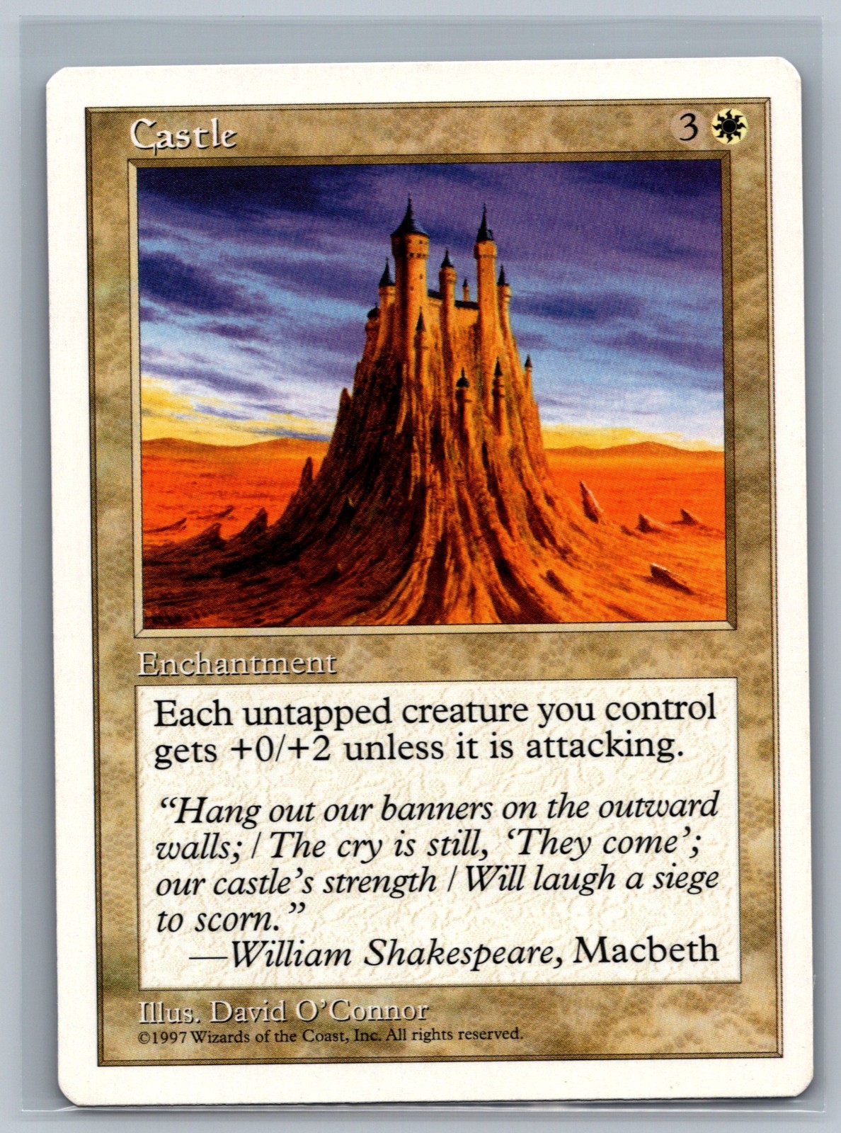 Magic The Gathering 5th Edition Castle MTG TCG CCG Fifth 5ED