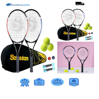Senston Tennisschläger 2er-Set Mid 2 Griff 68,6 cm