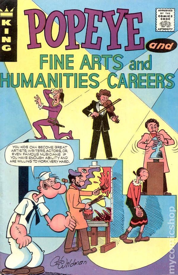 Popeye #14 GD/VG 3.0 1973 Stock Image Low Grade
